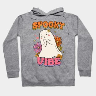 Spooky Vibe Groovy Retro Halloween Hoodie